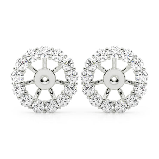 Halo Jackets for 1 1/2 ct. tw. Round Studs