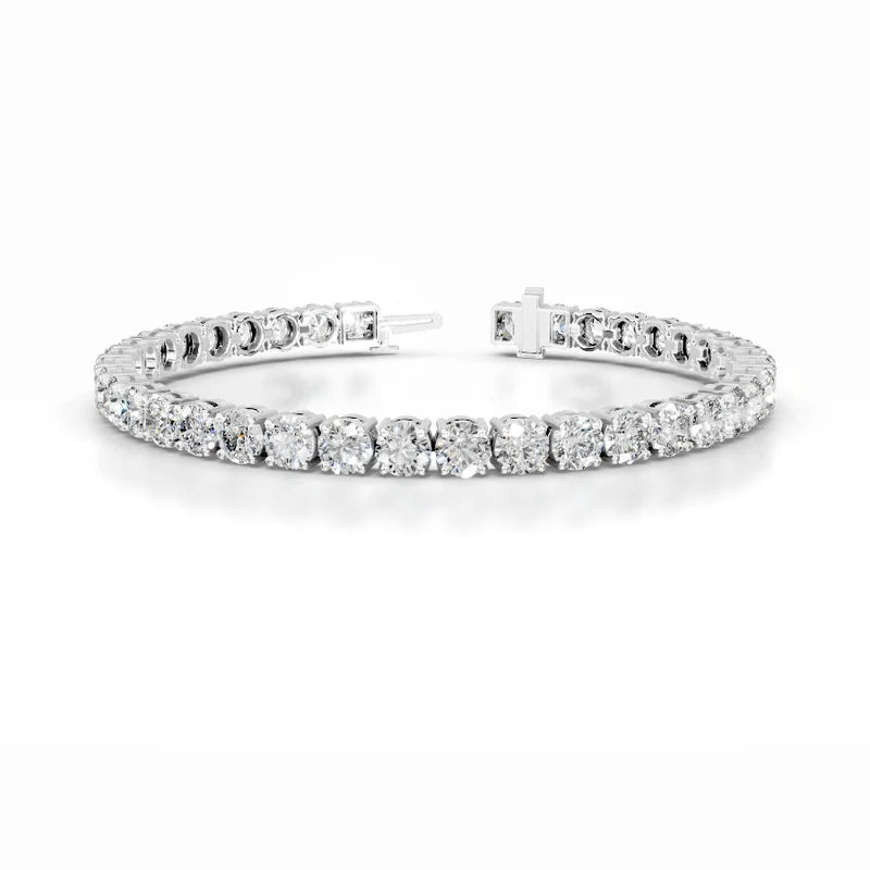 Annabelle Round Tennis Lab Grown Diamond Bracelet - 14K Gold