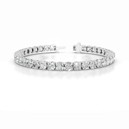 Annabelle Round Tennis Lab Grown Diamond Bracelet - 14K Gold