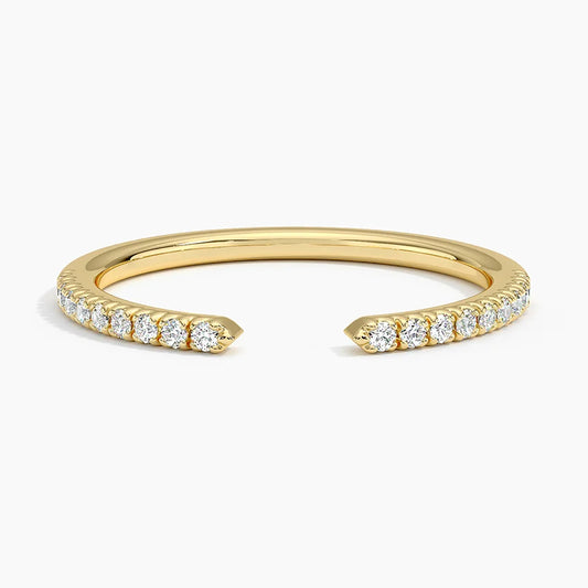Sia Half Coverage Lab Diamond Ring (1/8 ct. tw.)