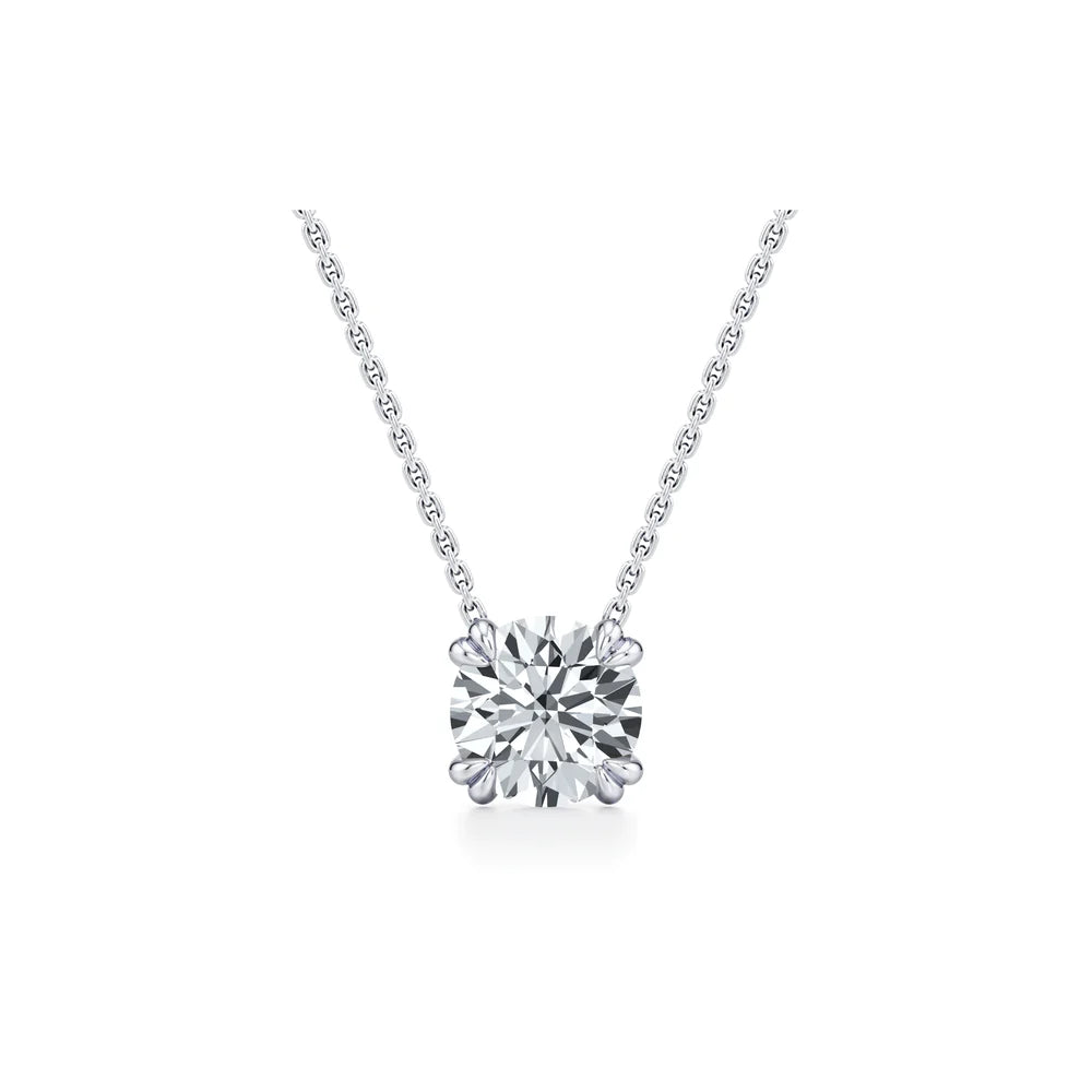 Elle Round Brilliant Pendant