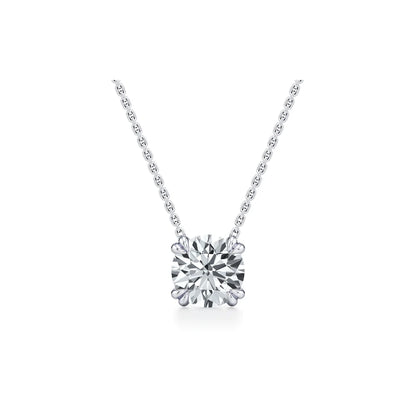 Elle Round Brilliant Pendant