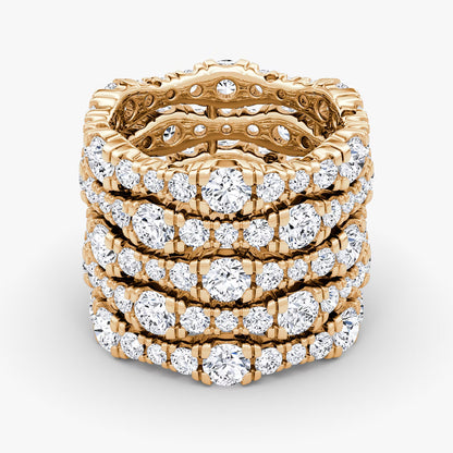 Multi Row Pavé Ring