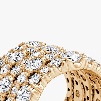 Multi Row Pavé Ring