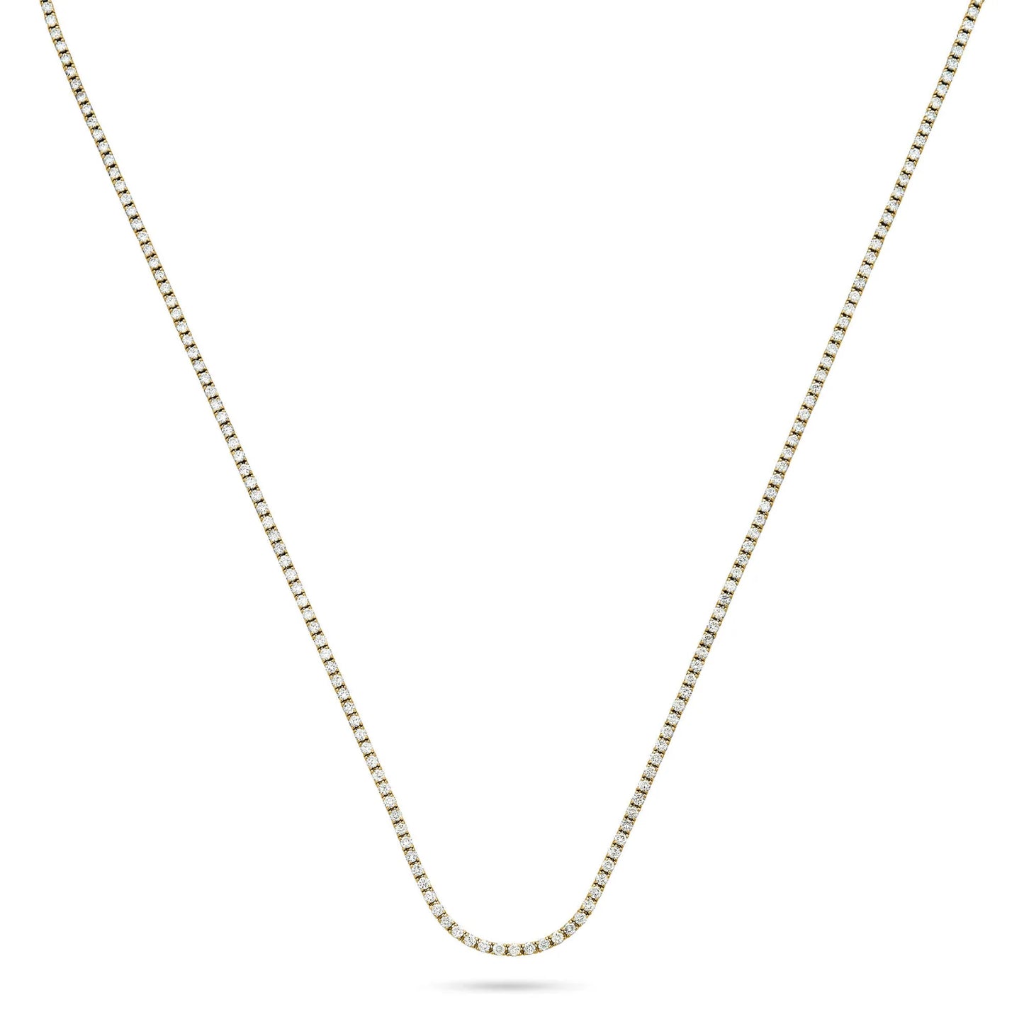 6.65 Carat Unflippable Tennis Necklace