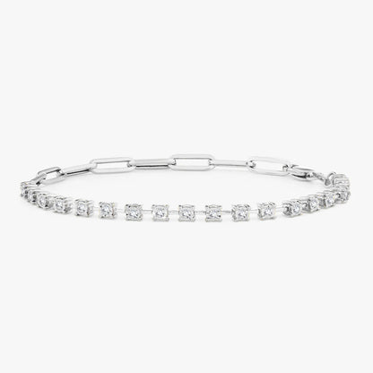 Best of Both Diamond & Paperclip Bracelet