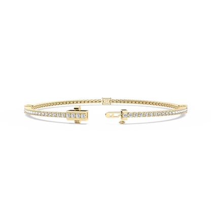 3 Station Tennis Bracelet