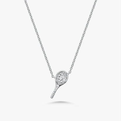 Love Tiny Tennis Racquet Necklace