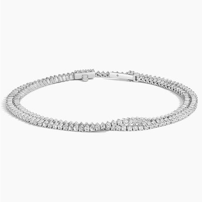 Wrap Lab Diamond Tennis Bracelet (2.25 ct. tw.) in 18K White Gold