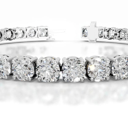 Annabelle Round Tennis Lab Grown Diamond Bracelet - 14K Gold