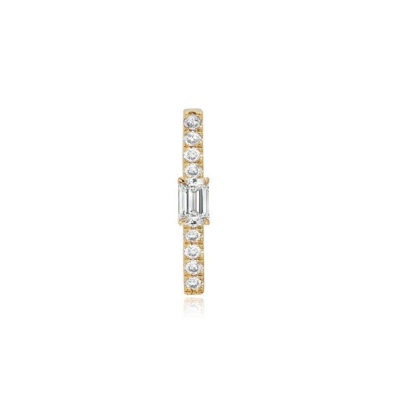 MINI SOLITAIRE DIAMOND CUFF