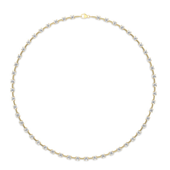 10 ct. tw. Round Dash Station Necklace