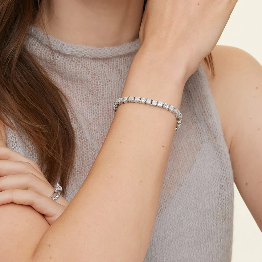 Princess Diamond Tennis Bracelet (14 ct. tw.) in 14K White Gold