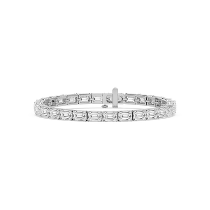 East West Emerald Tennis Bracelet
