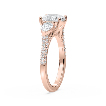 Ryan Three Stone Engagement Ring