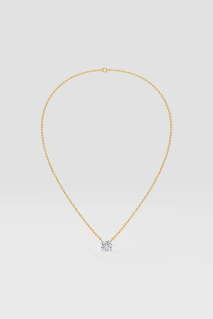 2 ct Solitaire Necklace