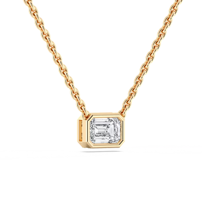 Emerald Bezel Pendant