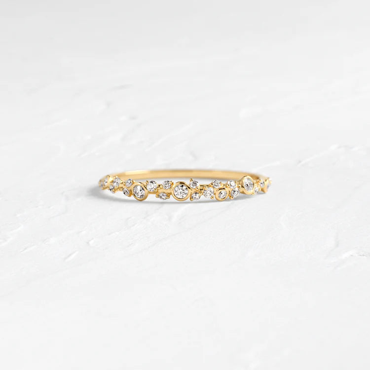 Sprinkle of Sugar Bezel Ring