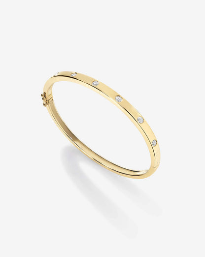 Inlay Diamond Bangle