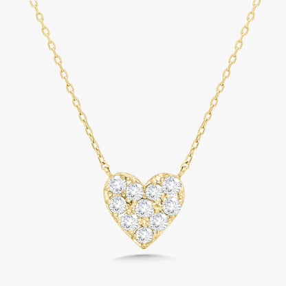 Endless Love Diamond Heart Necklace