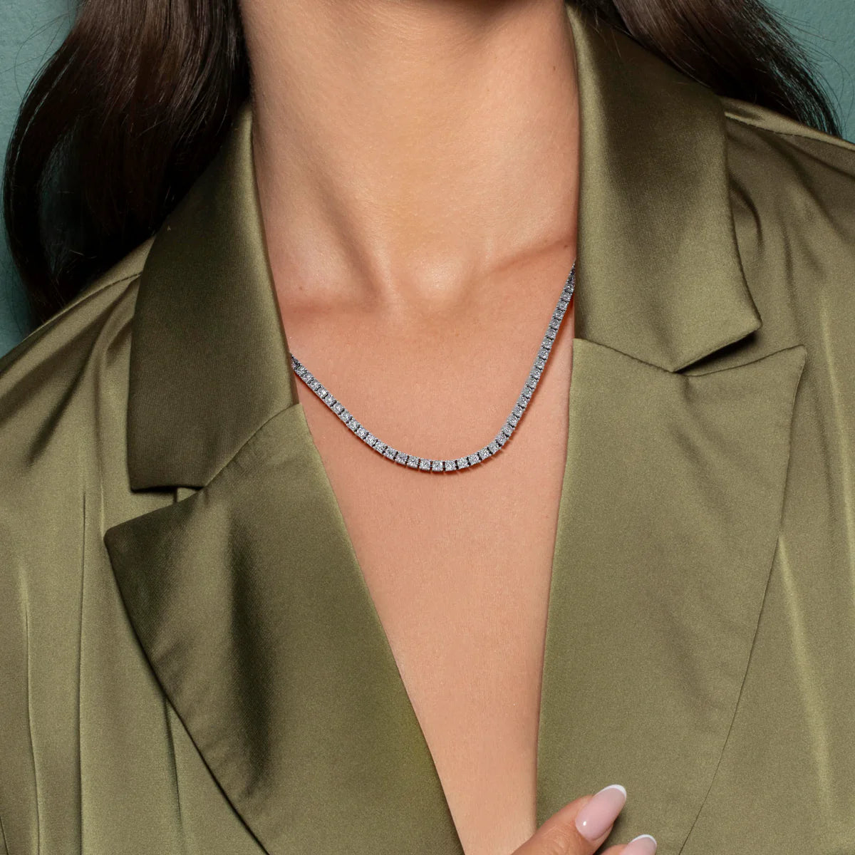 Allie Lab Grown Diamond Tennis Collier