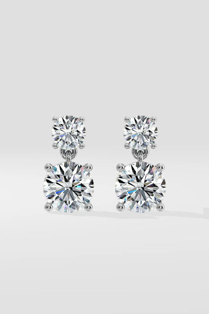 2 ct Akoya Drop Earrings