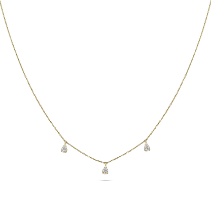 LAB-Created Diamond Droplets Necklace