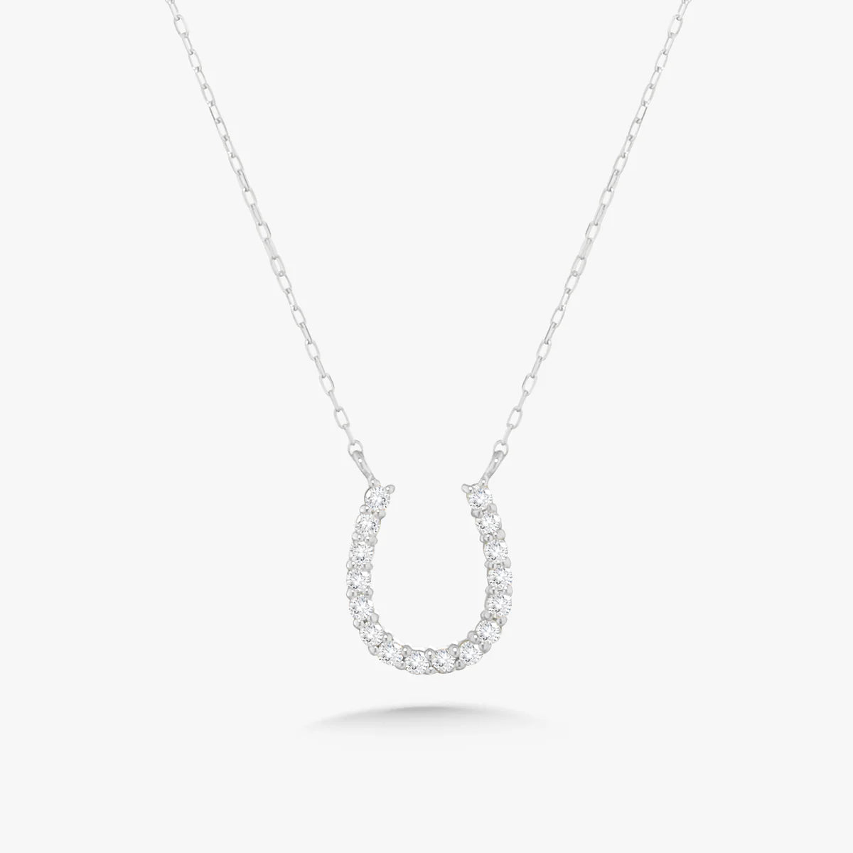 Diamond Horseshoe Necklace