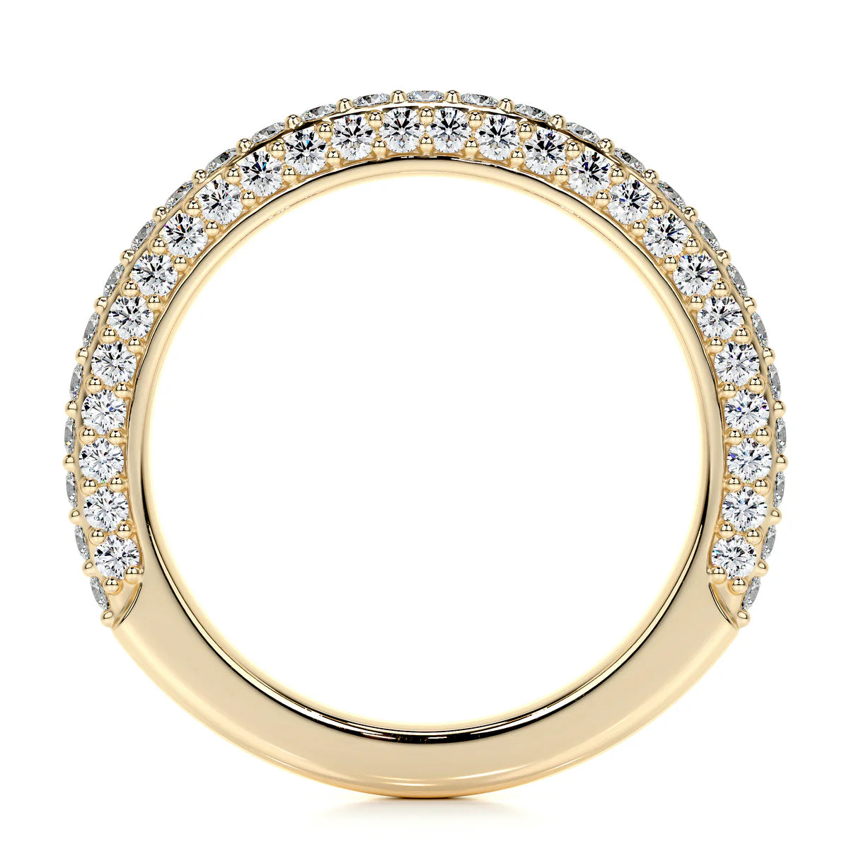 Anastasia Lab Grown Pave Diamond Wedding Ring