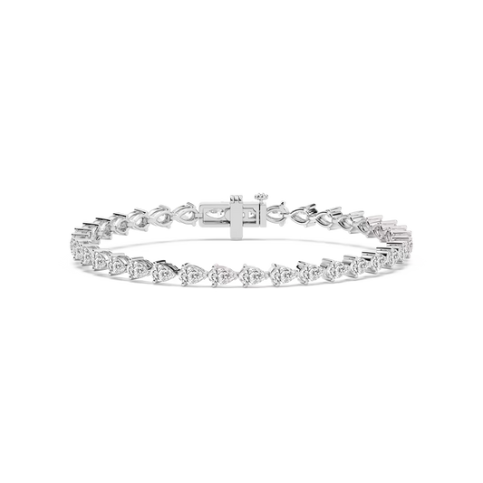 Pear Tennis Bracelet
