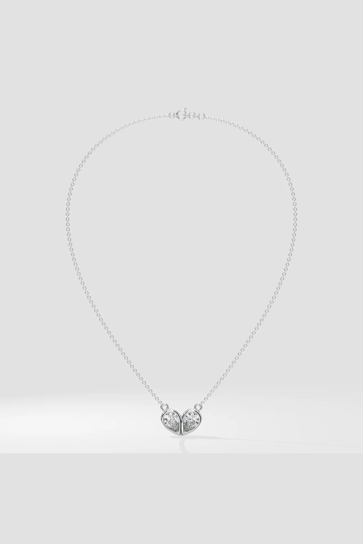 The Duo Heart Necklace