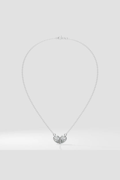 The Duo Heart Necklace