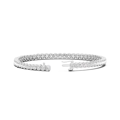 Bezel Set Tennis Bracelet