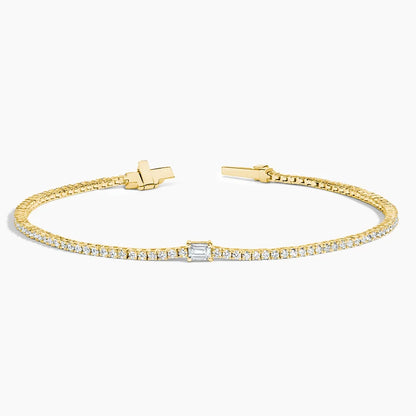 Beatrice Lab Diamond Tennis Bracelet (1 1/4 ct. tw.) in 18K Yellow Gold