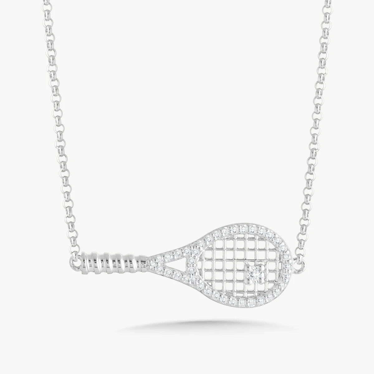 Sera Tennis Racquet Necklace