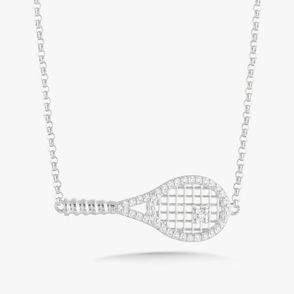 Sera Tennis Racquet Necklace