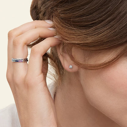 Perfect 4-Prong Lab Diamond Stud Earrings (1/2 ct. tw.) in 18K Gold