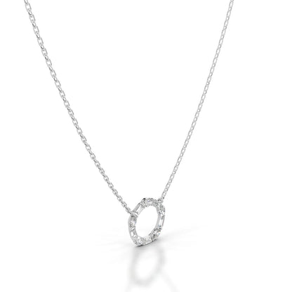Lottie Lab Grown Diamond Hoop Pendant
