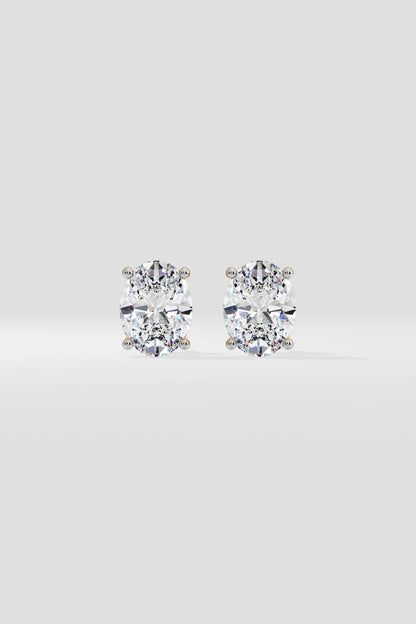 2 ct Oval studs