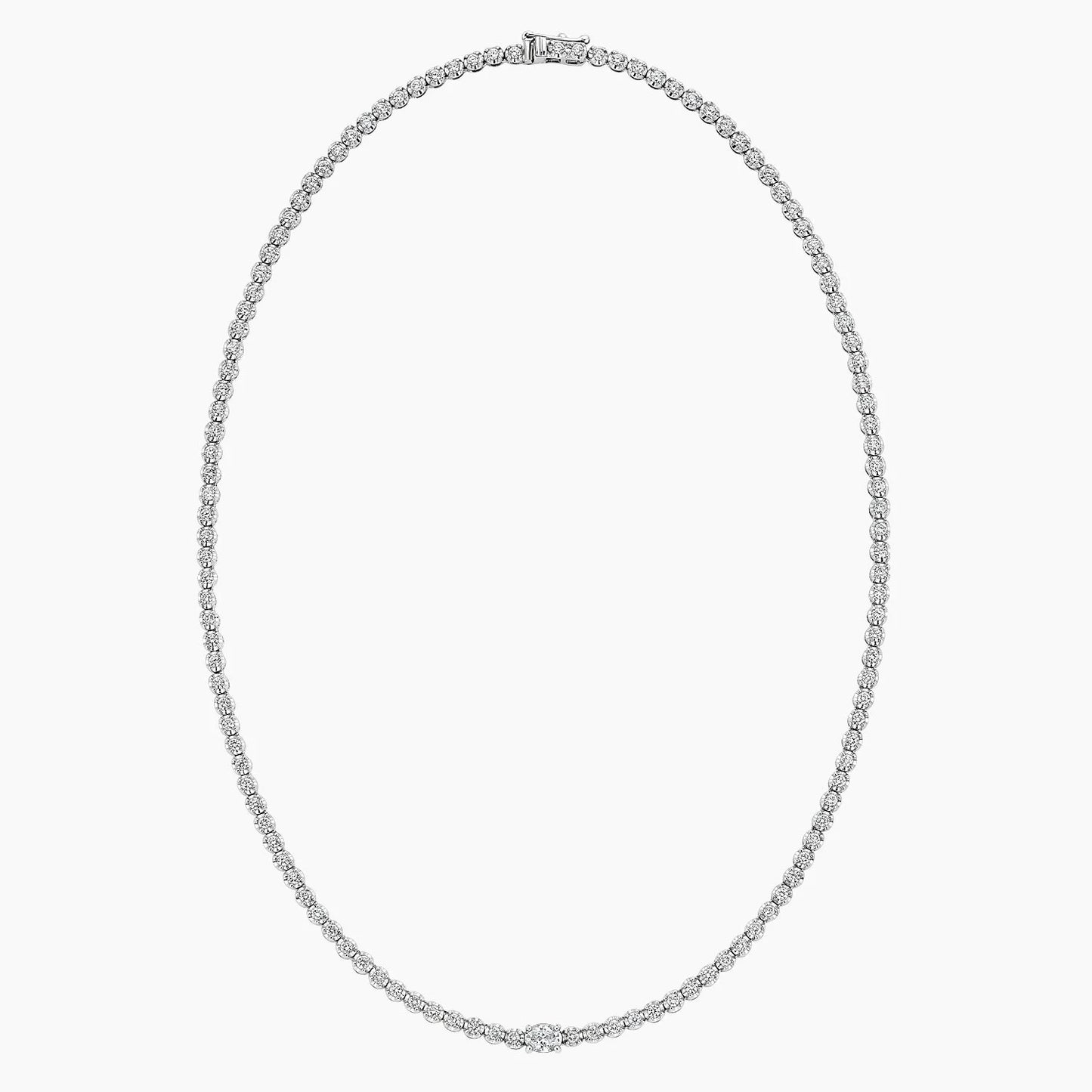 Harriet Lab Diamond Tennis Necklace (2 3/4 ct. tw.) in 18K White Gold