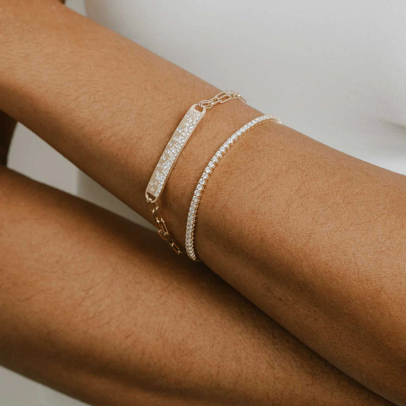 Scattered Diamond Bracelet