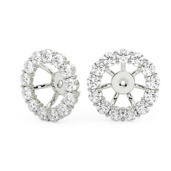 Halo Jackets for 1 1/2 ct. tw. Round Studs
