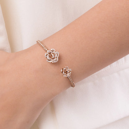ROSETTE BRACELET DOUBLE MOTIF
