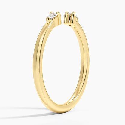 Wren Pear Diamond Ring in 18K Gold