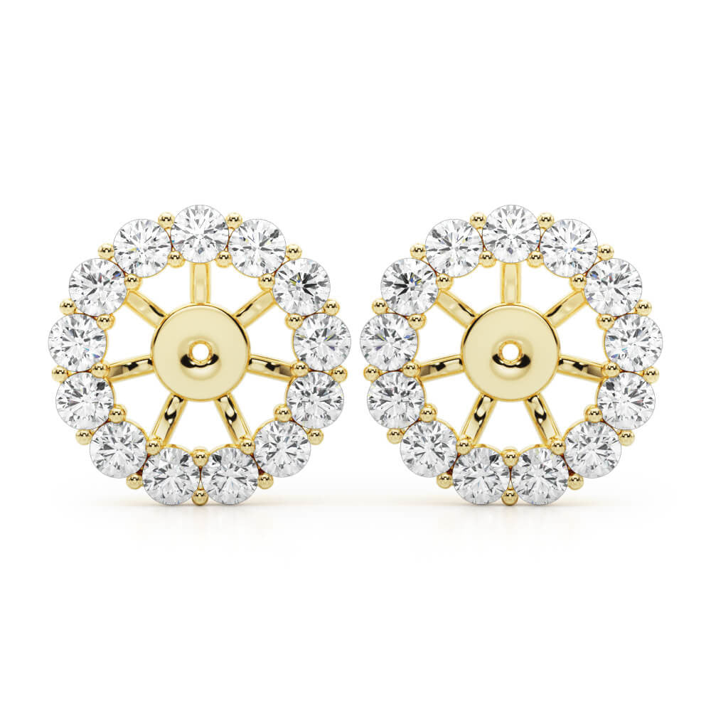 Halo Jackets for 1 1/2 ct. tw. Round Studs