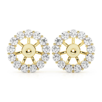 Halo Jackets for 1 1/2 ct. tw. Round Studs