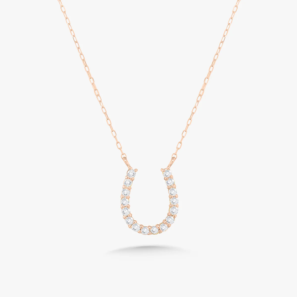 Diamond Horseshoe Necklace