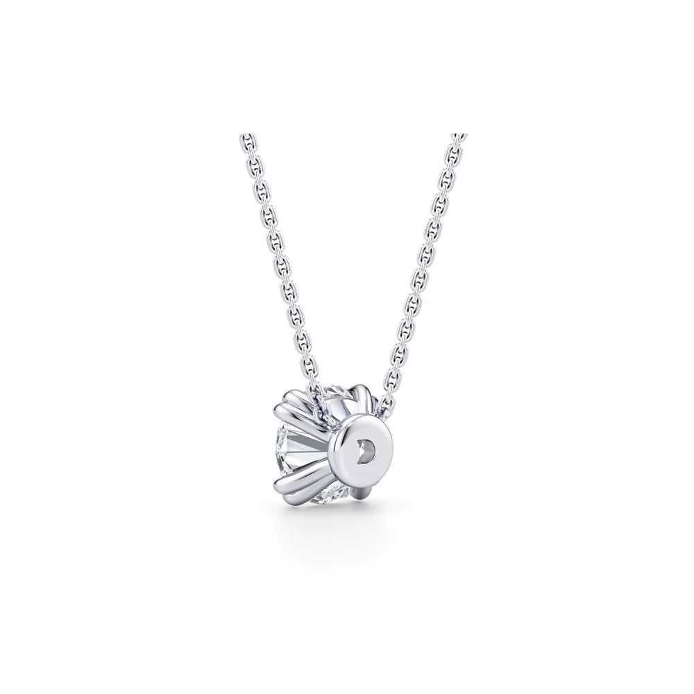 Elle Round Brilliant Pendant