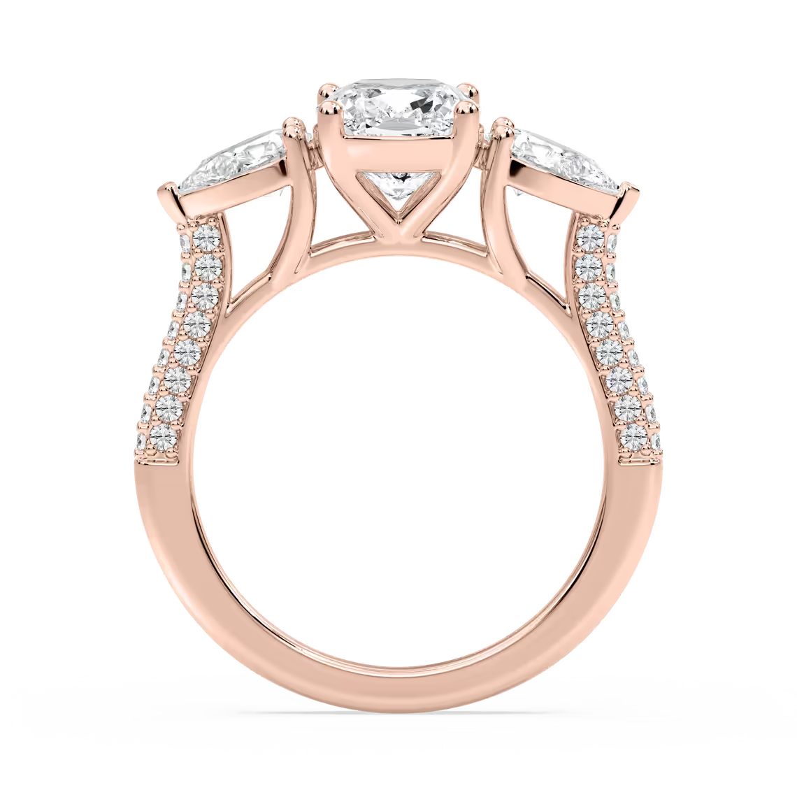 Ryan Three Stone Engagement Ring