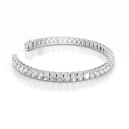 Audrey 12.5 CT Oval Tennis Lab Grown Diamond Bracelet